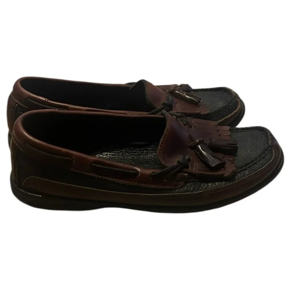 Sperry Men’s Top-Sider Leather Tremont Kiltie Tassel Loafers Shoes Size  8.5